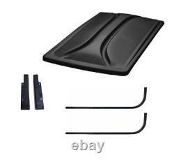 80 Black Extended Roof Kit for Club Car Precedent Golf Carts 2004+