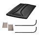 80 Black Roof Kit For Club Car Ds Golf Carts 2000+