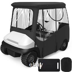 800D Golf Cart Enclosure 2 Passenger Club Car DS Waterproof Golf Cart Rain Cover