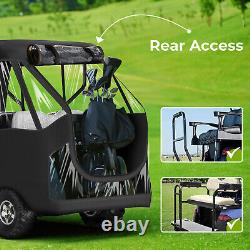 800D Golf Cart Enclosure for 4 Passenger Club Car DS Waterproof Golf Cart Cover