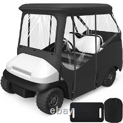 800D Golf Cart Enclosure for 4 Passenger Club Car DS Waterproof Golf Cart Cover