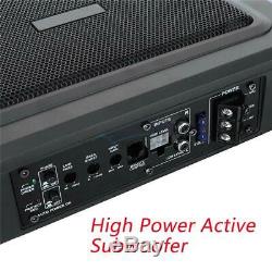 9 600W Under Seat Car Subwoofer Power Amplifier Bass HiFi Audio Speaker 12V USA