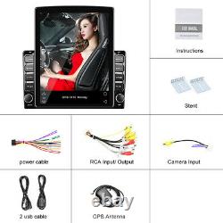 9.7'' Android 9.1 Quad-core Car Stereo GPS Navigation Radio Player 2Din WIFI