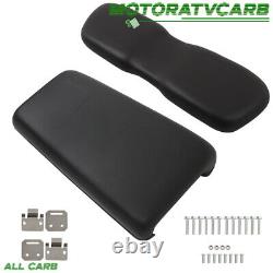 ALL-CARB Black Front Bottom with Back Cushion Seat For Club Car DS Golf Cart