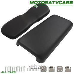 ALL-CARB Black Front Bottom with Back Cushion Seat For Club Car DS Golf Cart