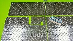 Aluminum Diamond Plate Floor Mat for Club Car Golf Cart DS 82-Up 5 piece kit