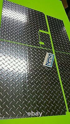 Aluminum Diamond Plate Floor Mat for Club Car Golf Cart DS 82-Up 5 piece kit