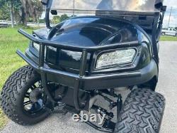 BLACK 2019 CLUB CAR TEMPO PRECEDENT 48v HIGH SPEED GOLF CART 4 PASSENGER SEAT