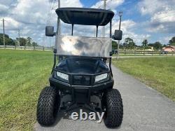 BLACK 2019 CLUB CAR TEMPO PRECEDENT 48v HIGH SPEED GOLF CART 4 PASSENGER SEAT