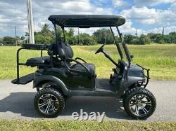 BLACK 2019 CLUB CAR TEMPO PRECEDENT 48v HIGH SPEED GOLF CART 4 PASSENGER SEAT