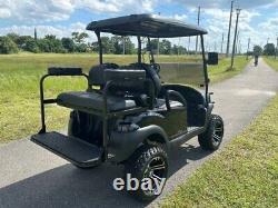 BLACK 2019 CLUB CAR TEMPO PRECEDENT 48v HIGH SPEED GOLF CART 4 PASSENGER SEAT