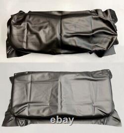 BLACK Front Seat Cover For Club Car DS 2000-Up