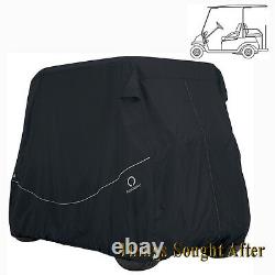 BLACK GOLF CART STORAGE COVER 4-PERSON 80 IN ROOF E-Z-GO CLUB CAR YAMAHA Others