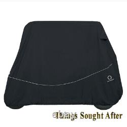 BLACK GOLF CART STORAGE COVER 4-PERSON 80 IN ROOF E-Z-GO CLUB CAR YAMAHA Others