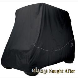 BLACK GOLF CART STORAGE COVER 4-PERSON 80 IN ROOF E-Z-GO CLUB CAR YAMAHA Others