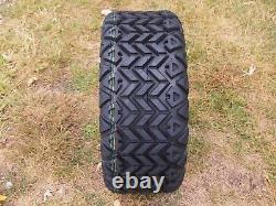 Black 14 Golf Cart Wheels & Tires 23x10-14 All Terrain, EZGO/Club Car/YMH/Icon