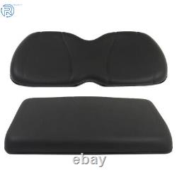 Black 2004-2011 For Club Car Precedent Golf Cart Front Seat Cushion & Backrest