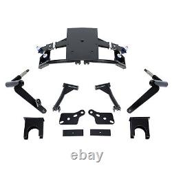 Black 6 Double A-Arm Lift Kit For Club Car DS Golf Cart Electric/Gas 2004-UP