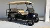 Black Alpha Lifted Limo Club Car Precedent Golf Cart