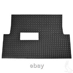 Black Diamond Plate Floor Mat for Club Car Precedent Golf Cart (2004-Up)