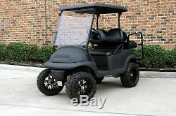 Black Dupont Kevlar Club Car Precedent Golf Cart Lifted 4 Pass Wheels 48 Volts