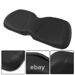 Black Front Seat Cushion & Backrest For Club Car Golf Cart Precedent 2004-2011