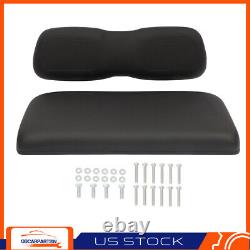 Black Golf Cart Front Cushion Set Fit For Club Car DS