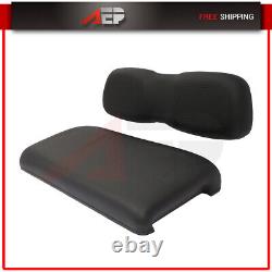 Black Golf Cart Front Cushion Set Fit For Club Car DS Golf Cart