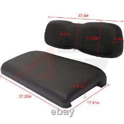 Black Golf Cart Front Cushion Set Fit For Club Car DS Golf Cart