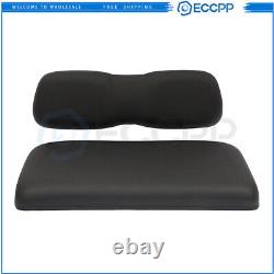 Black Golf Cart Front Cushion Set Fits Club Car DS