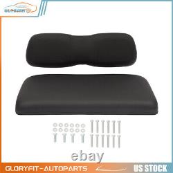 Black Golf Cart Front Cushion Set For Club Car DS