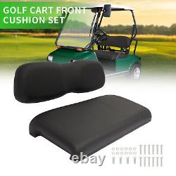 Black Golf Cart Front Cushion Set For Club Car DS