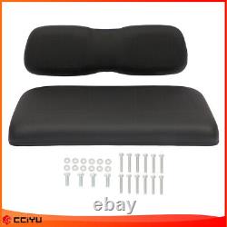 Black Golf Cart Front Cushion Set For Club Car DS