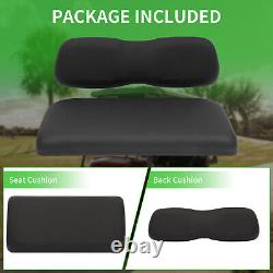 Black Golf Cart Front Cushion Set For Club Car DS