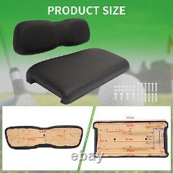 Black Golf Cart Front Cushion Set For Club Car DS