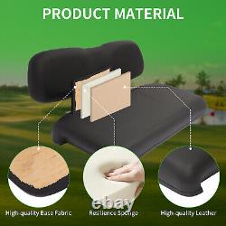 Black Golf Cart Front Cushion Set For Club Car DS