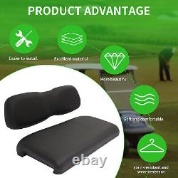 Black Golf Cart Front Cushion Set For Club Car DS