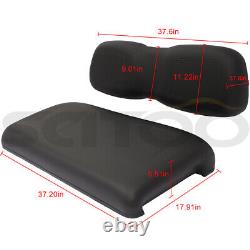 Black Golf Cart Front Cushion Set For Club Car DS