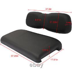 Black Golf Cart Front Cushion Set For Club Car DS