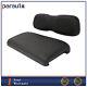 Black Golf Cart Front Seat & Back Cushion Kits Fits Club Car Ds