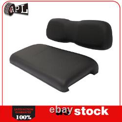 Black Golf Cart Front Seat Cushion Set Fits Club Car DS