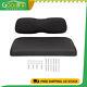 Black Golf Cart Front Seat Cushion Set Fits Club Car Ds High Quality