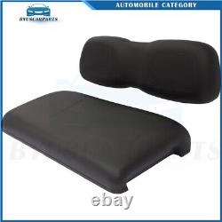 Black Golf Cart Front Seat Cushion Set For Club Car DS