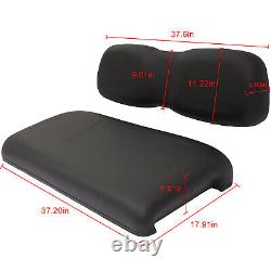 Black Golf Cart Front Seat Cushion Set For Club Car DS High Quality