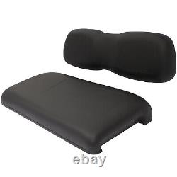 Black Golf Cart Front Seat Cushion Set and Cover WithStorage Bag For Club Car DS