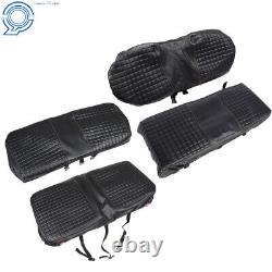Black Golf Carts Seat Covers Front And Rear Fits For Club Car DS 2000.5 Up