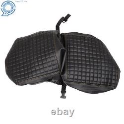 Black Golf Carts Seat Covers Front And Rear Fits For Club Car DS 2000.5 Up