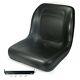 Black High Back Seat & Bracket Milsco 6003 Fit Club Car Utility Vehicles Xrt1550