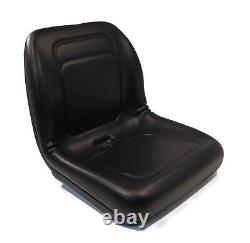 Black High Back Seat & Bracket Milsco 6003 fit Club Car Utility Vehicles XRT1550