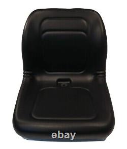 Black High Back Seat & Bracket Milsco 6003 fit Club Car Utility Vehicles XRT1550